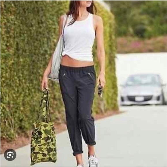 Women's Aspire ruched athletic Jogger Pants / joggers pull on 8 Tall workout - Picture 1 of 14